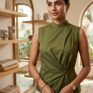 One tuck blouse