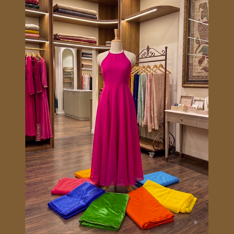 Halter Neck Frock