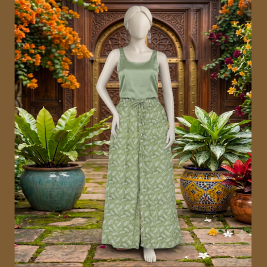 How to Draft & Cut Palazzo Pants (Simple Math & Formulas)
